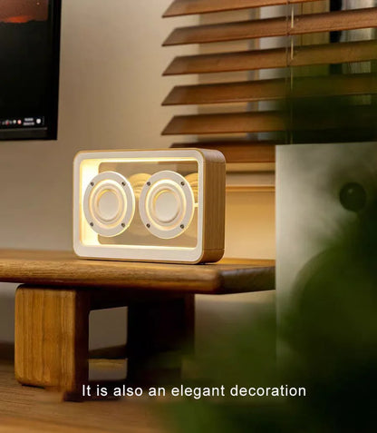 Transparent Wireless Bluetooth Speaker with Duel Horn