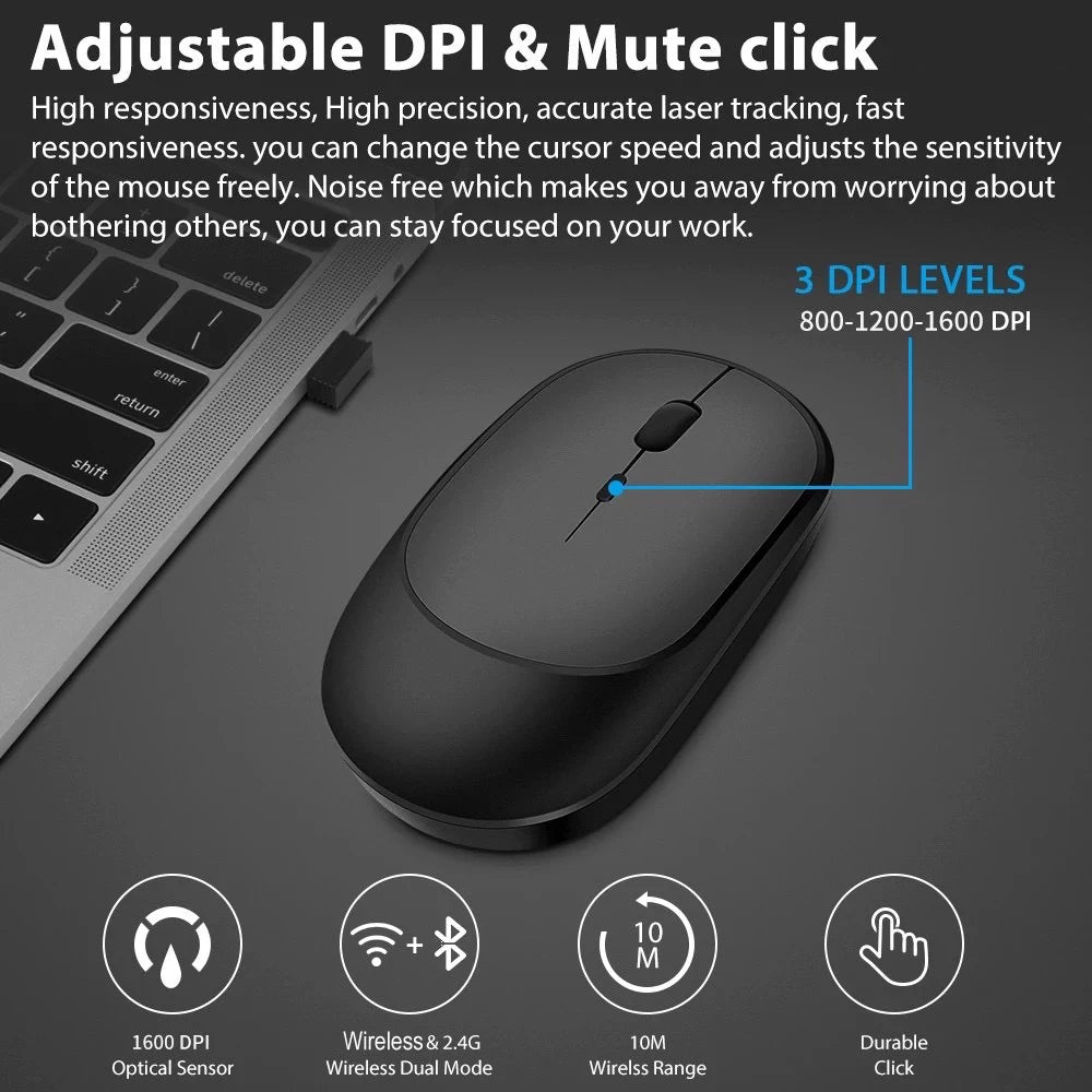 Wireless Gamer Rechargeable Mouse