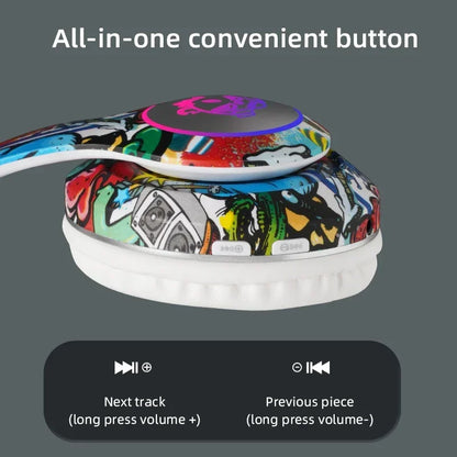 Graffiti LED Light Bluetooth Headsets