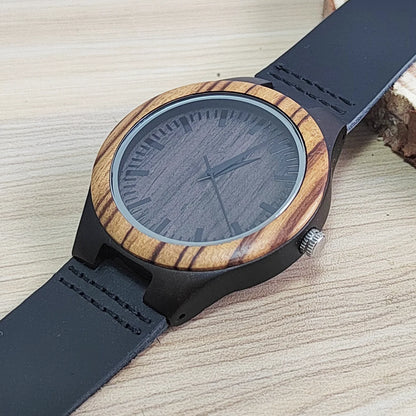 Unisex Vintage Wooden Wristwatch