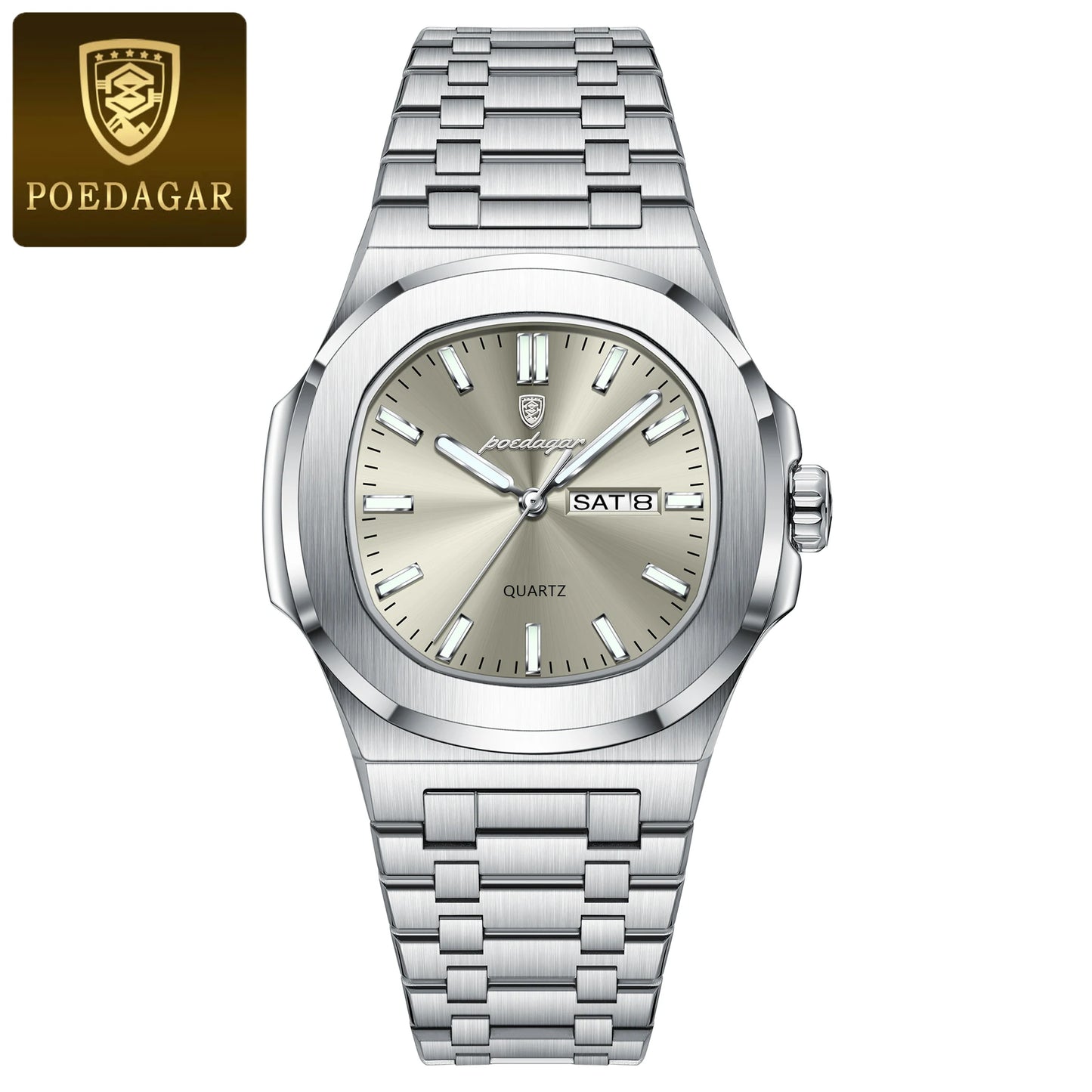 POEDAGAR Luxury Military Watch