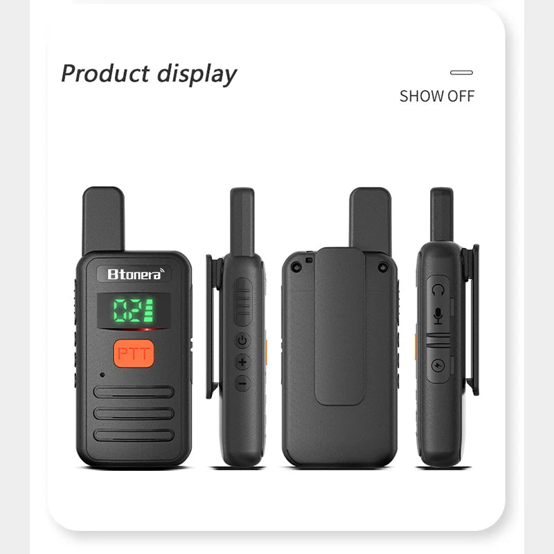 BTDX Mini Walkie Talkie