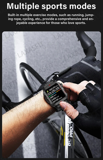 LAXASFIT LED Men's Smartwatch