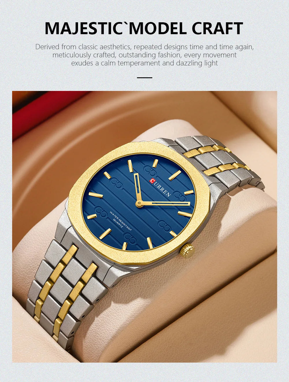 CURREN Thin Quartz Watch