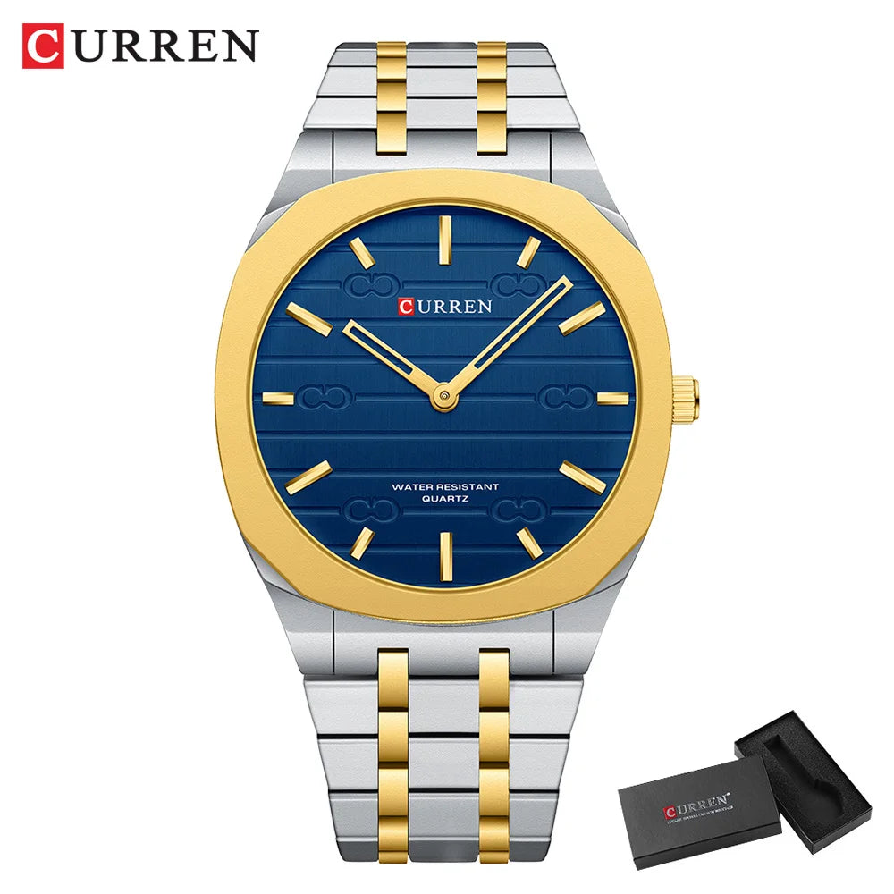 CURREN Thin Quartz Watch