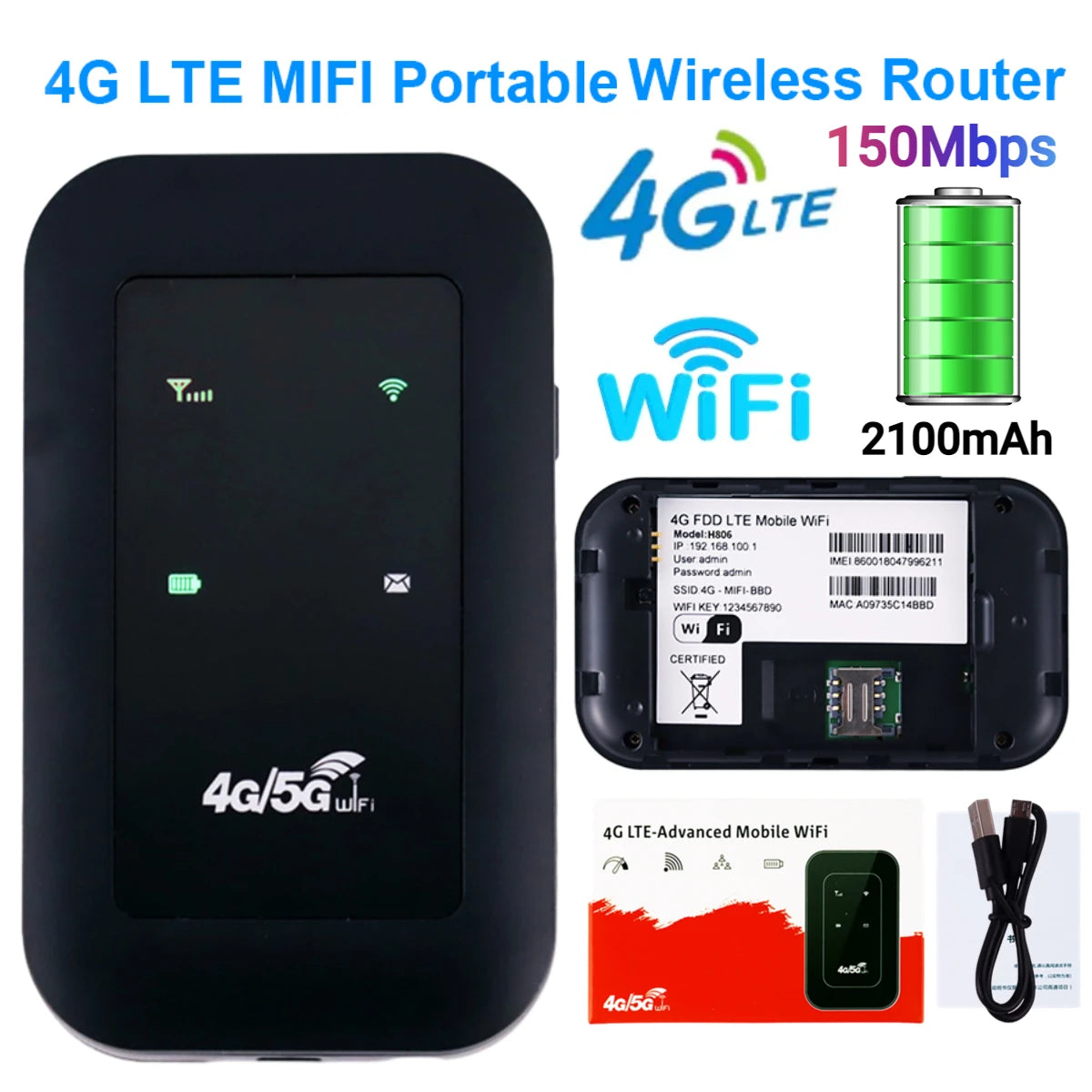 4G LTE Router WiFi Repeater