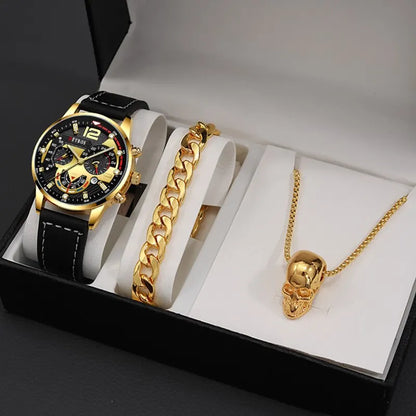 3PCS Set Luxury Men Combo