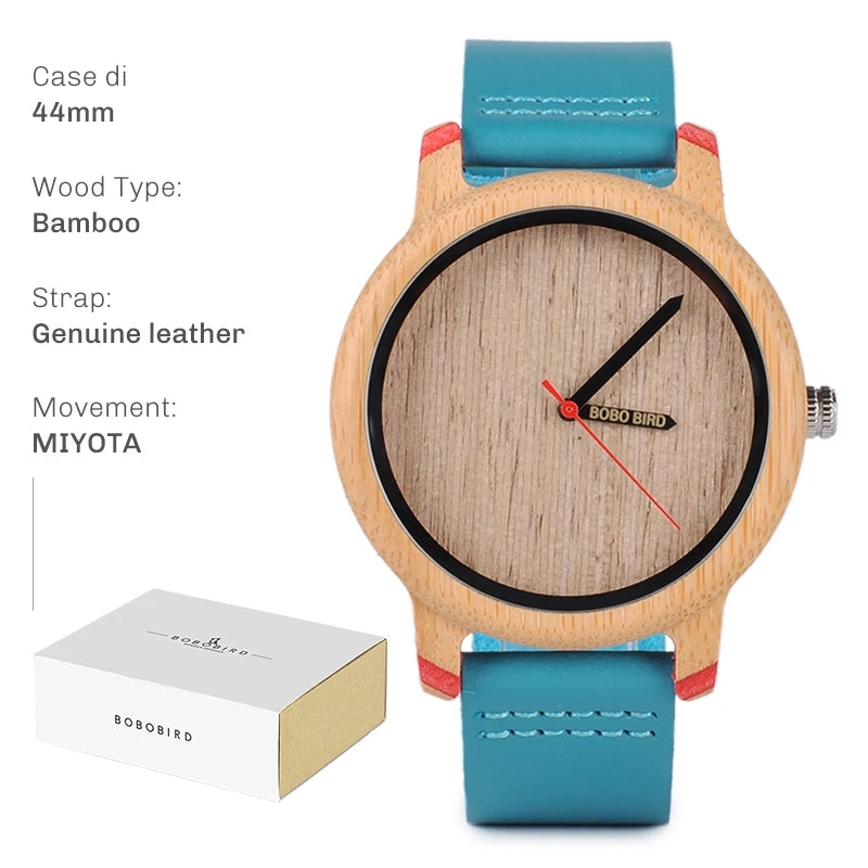 BOBO BIRD Wooden Analog Wristwatche