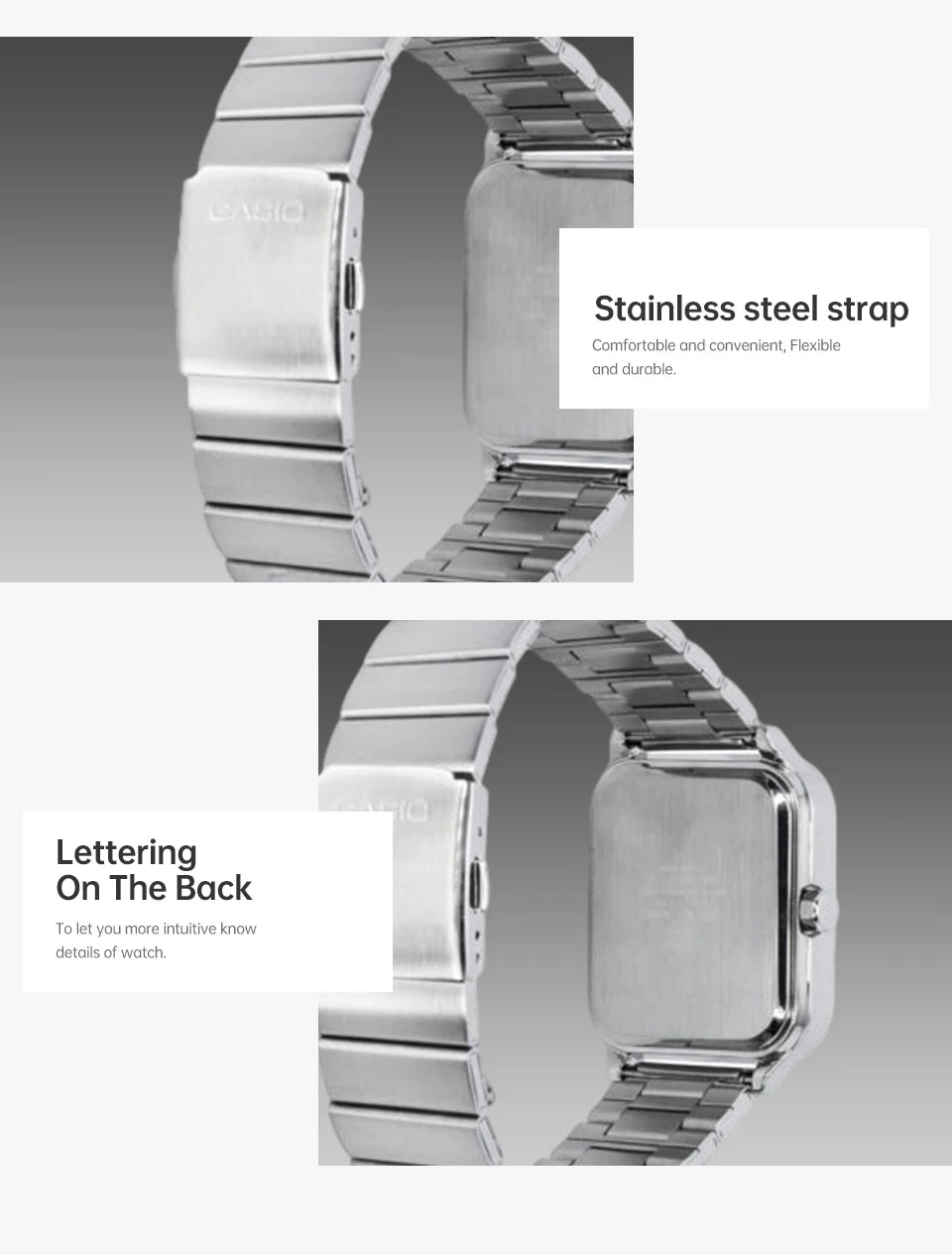 Casio Square Wrist Watch for Men