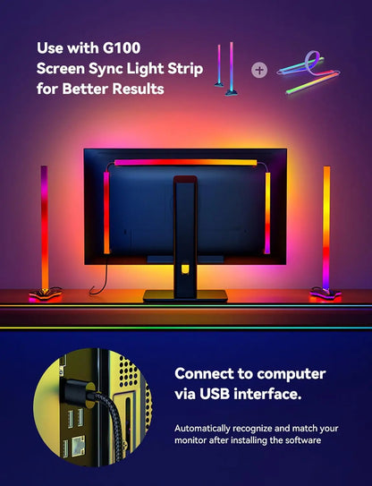 Immersion RGB Computer Screen Synchronization Glow Strip