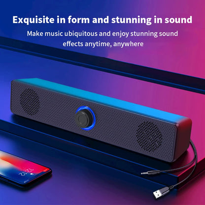 Long Desktop Dual Speaker
