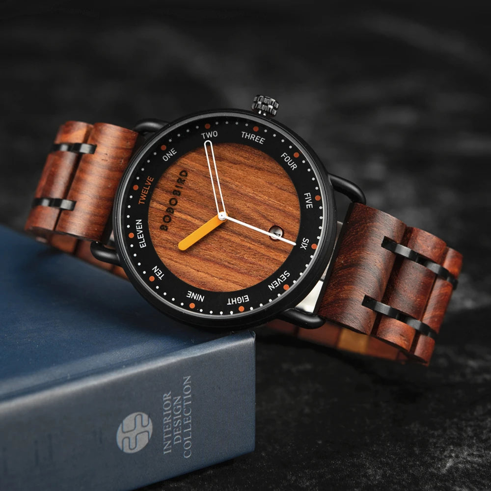 BOBO BIRD Wooden Quartz Watch