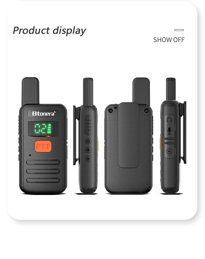 BTDX Mini Walkie Talkie
