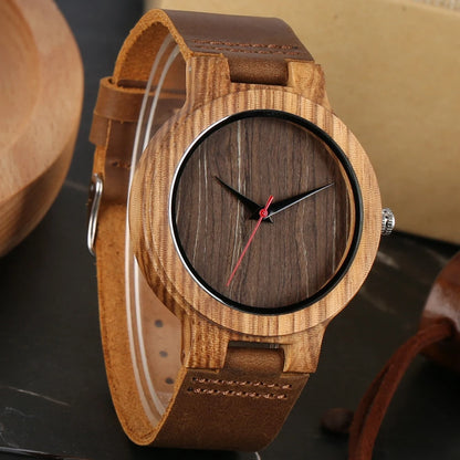 Natural Bamboo Wood Watch for Men