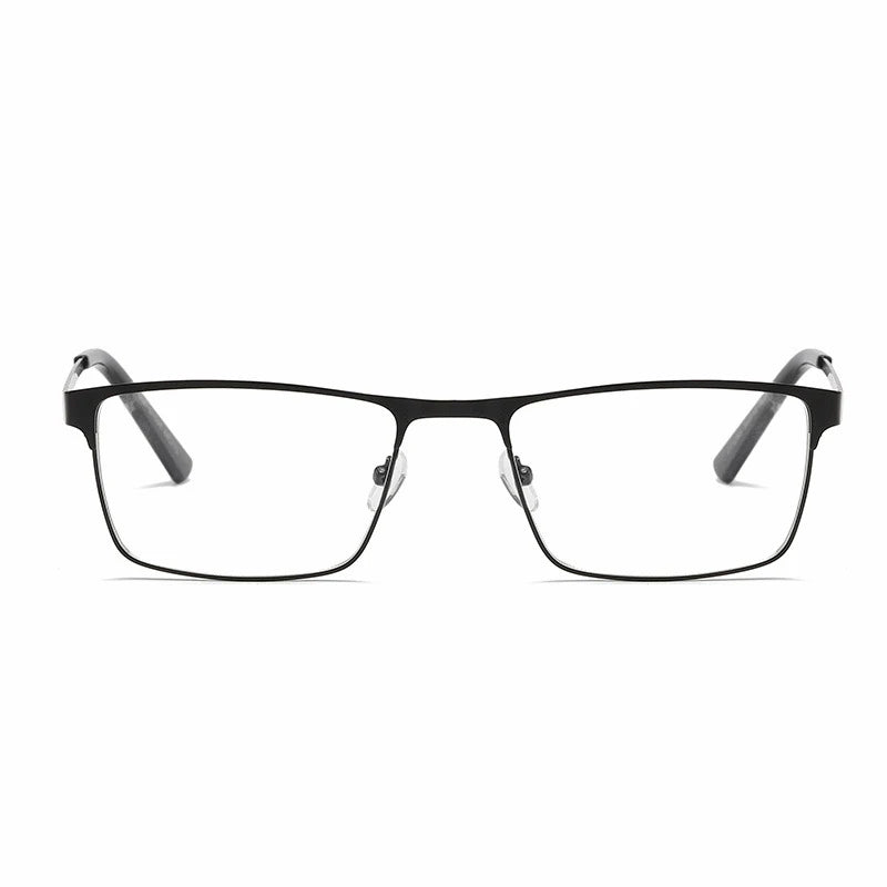 Square Metal Large Frame Reading Glasses