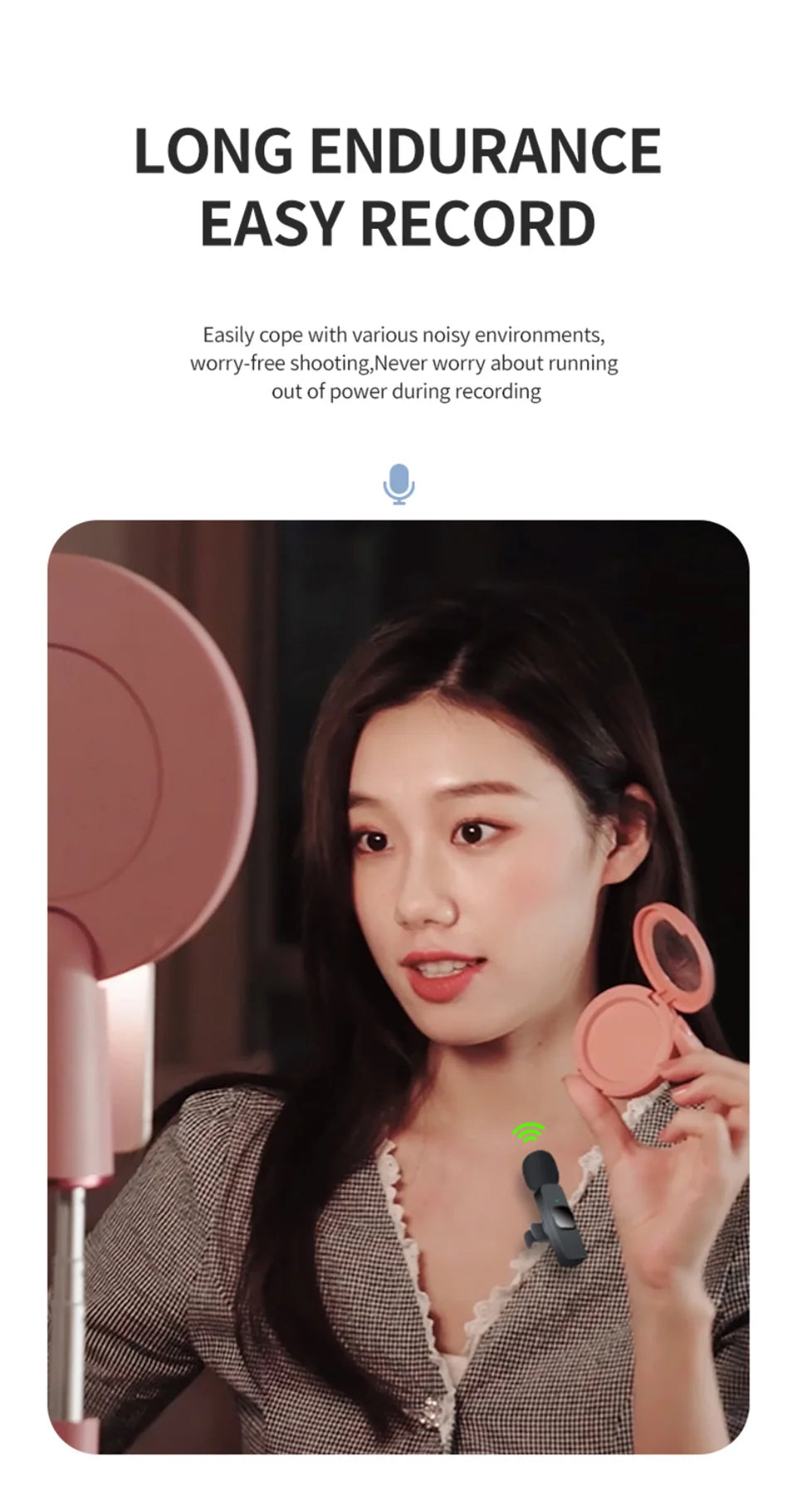 Lavalier Bluetooth Microphone