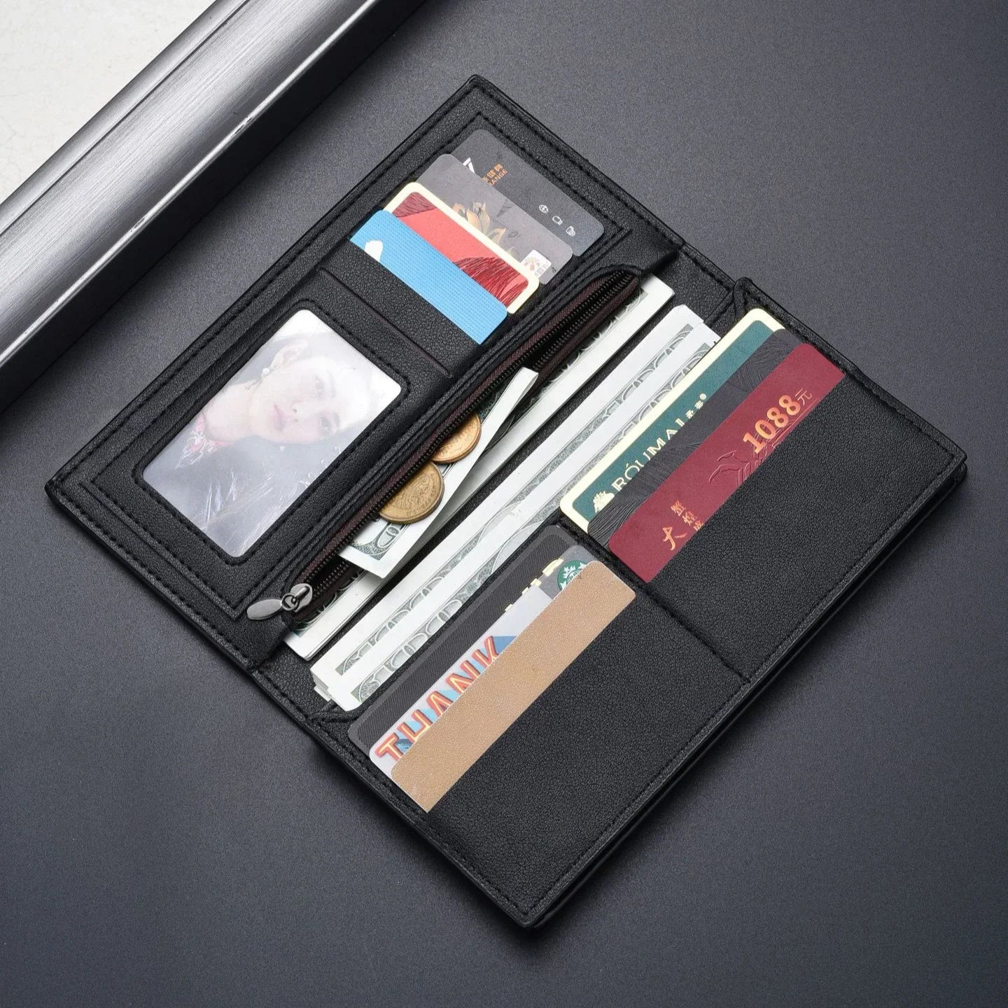 Men's Long Vertical Wallets