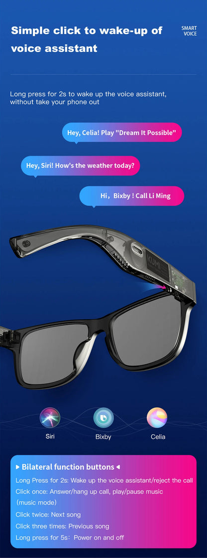 KUMI Meta V1 Smart Glasses