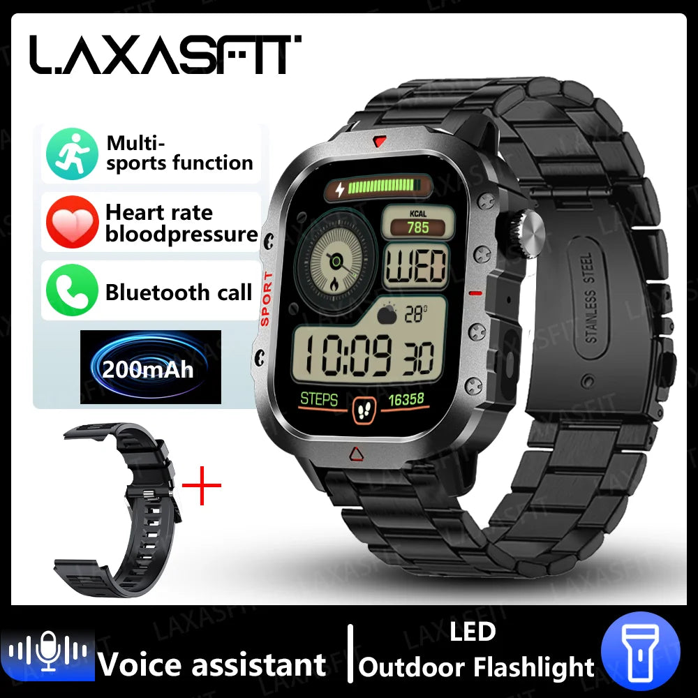LAXASFIT LED Men's Smartwatch