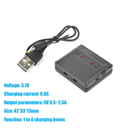 3.7V 160mAh 250mAh 300mAh 500mAh RC Palne Rechargeable lipo Battery for Remote Control FX620 FX820 F22 SU57 Mige530 Airplanes