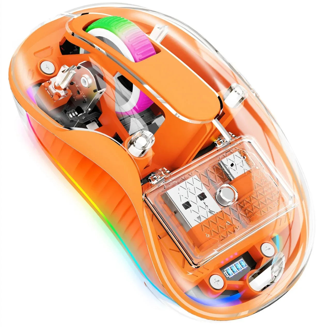 Transparent Bluetooth Wireless Mouse