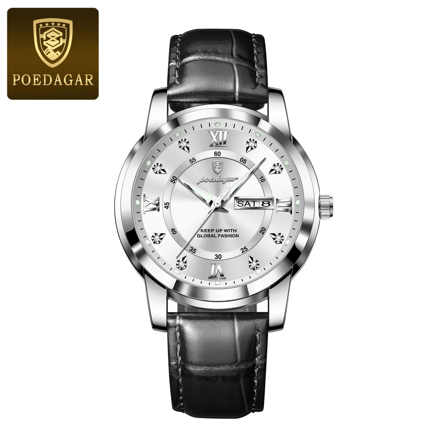 POEDAGAR Luxury Business Men Watch
