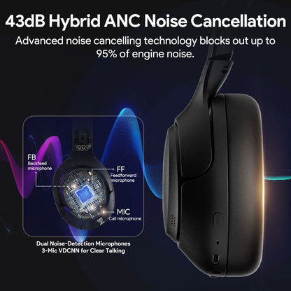 QCY H3 ANC Wireless Headphones Bluetooth