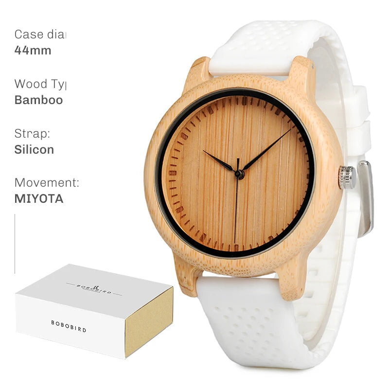 BOBO BIRD Wooden Analog Wristwatche