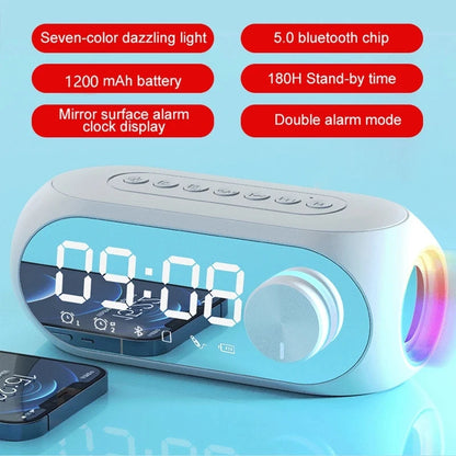 Alarm Clock Radio FM Bluetooth Speaker