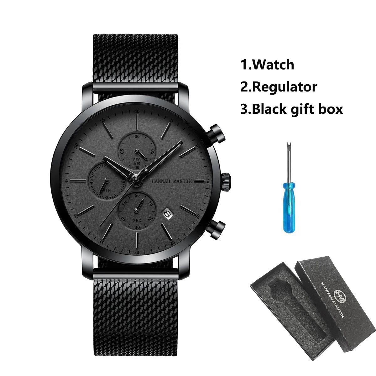 Multifunctional Quartz Wrist Watch