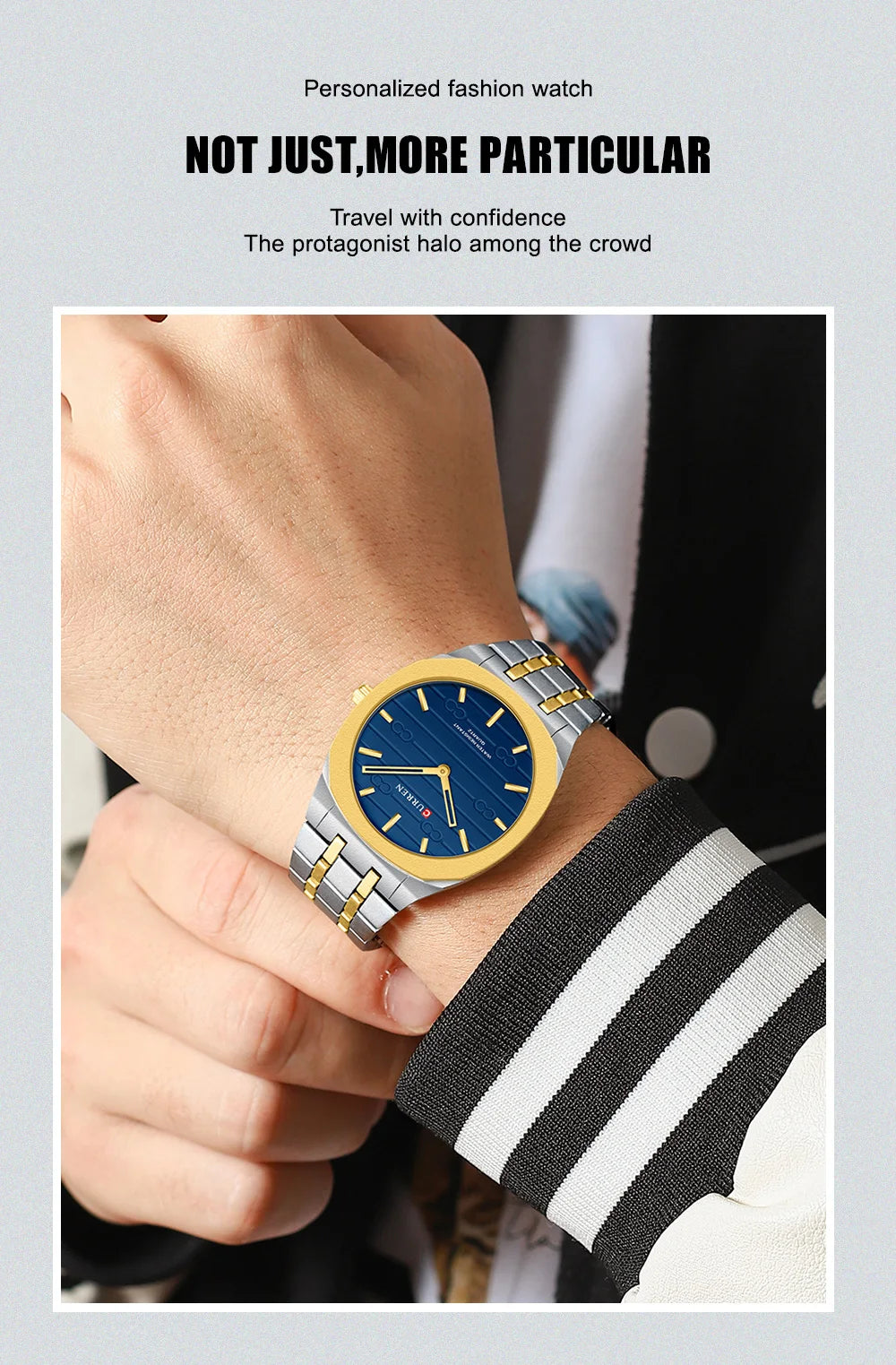 CURREN Thin Quartz Watch