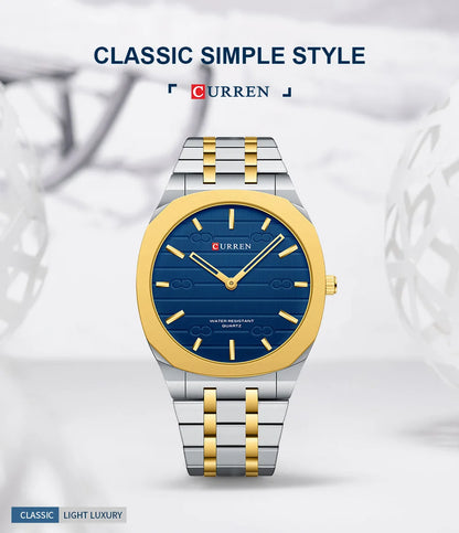 CURREN Thin Quartz Watch