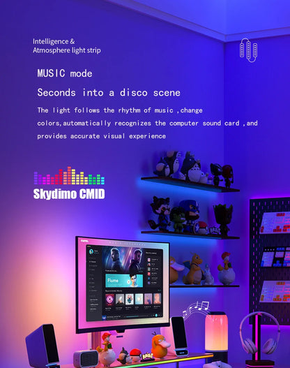 Immersion RGB Computer Screen Synchronization Glow Strip