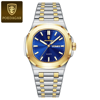 POEDAGAR Luxury Military Watch