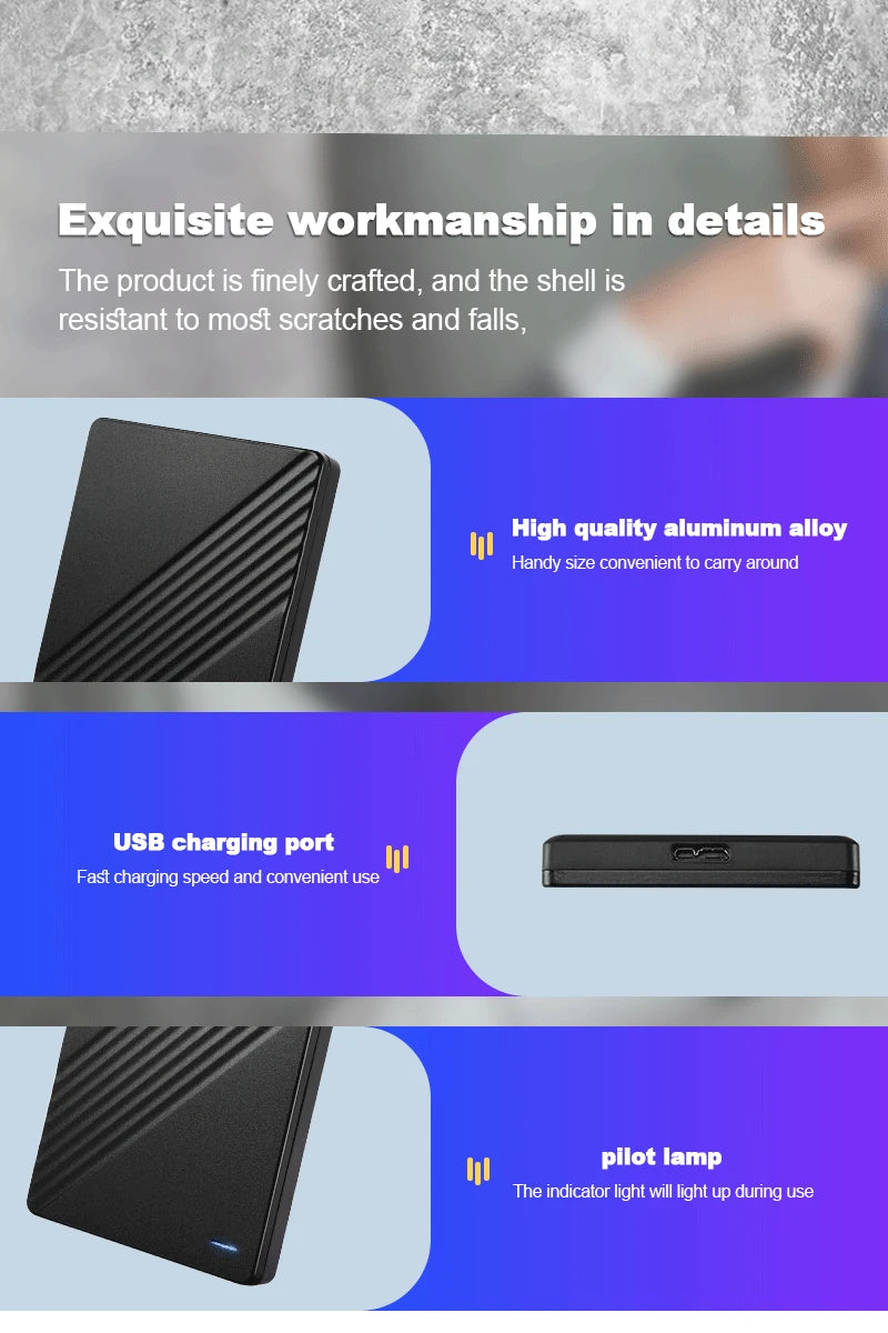 Portable External Hard Disk Drive