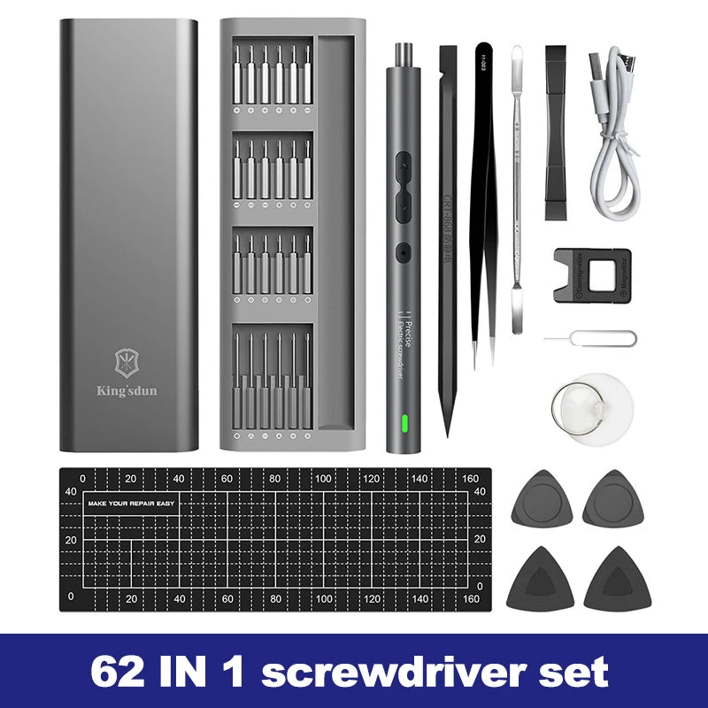 62/6 in 1 Electric Screwdriver Set