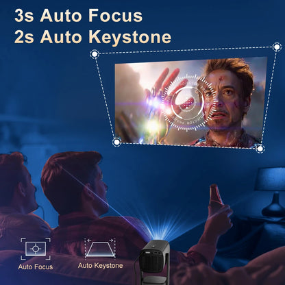 Salange K2 Projector with Built-in  Battery