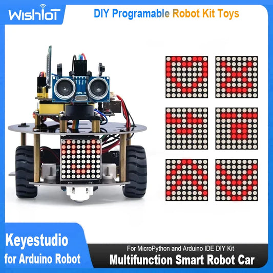 Keyestudio DIY Multifunction Smart Turtle Robot Car for Kids