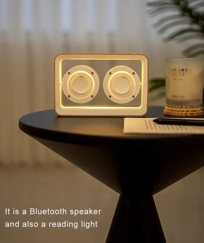 Transparent Wireless Bluetooth Speaker with Duel Horn