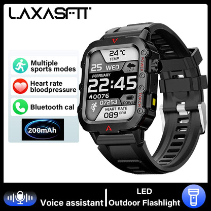 LAXASFIT LED Men's Smartwatch