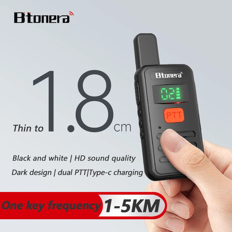 BTDX Mini Walkie Talkie