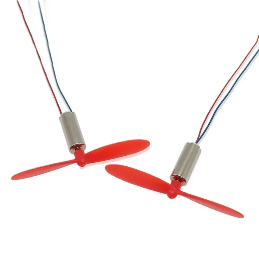 4pcs DIY DC 3.7V 50000RPM 716 Hollow Cup Coreless High-speed Motor with 4 x 55MM Propeller Cw CCW for DIY Micro FPV Quadcopter