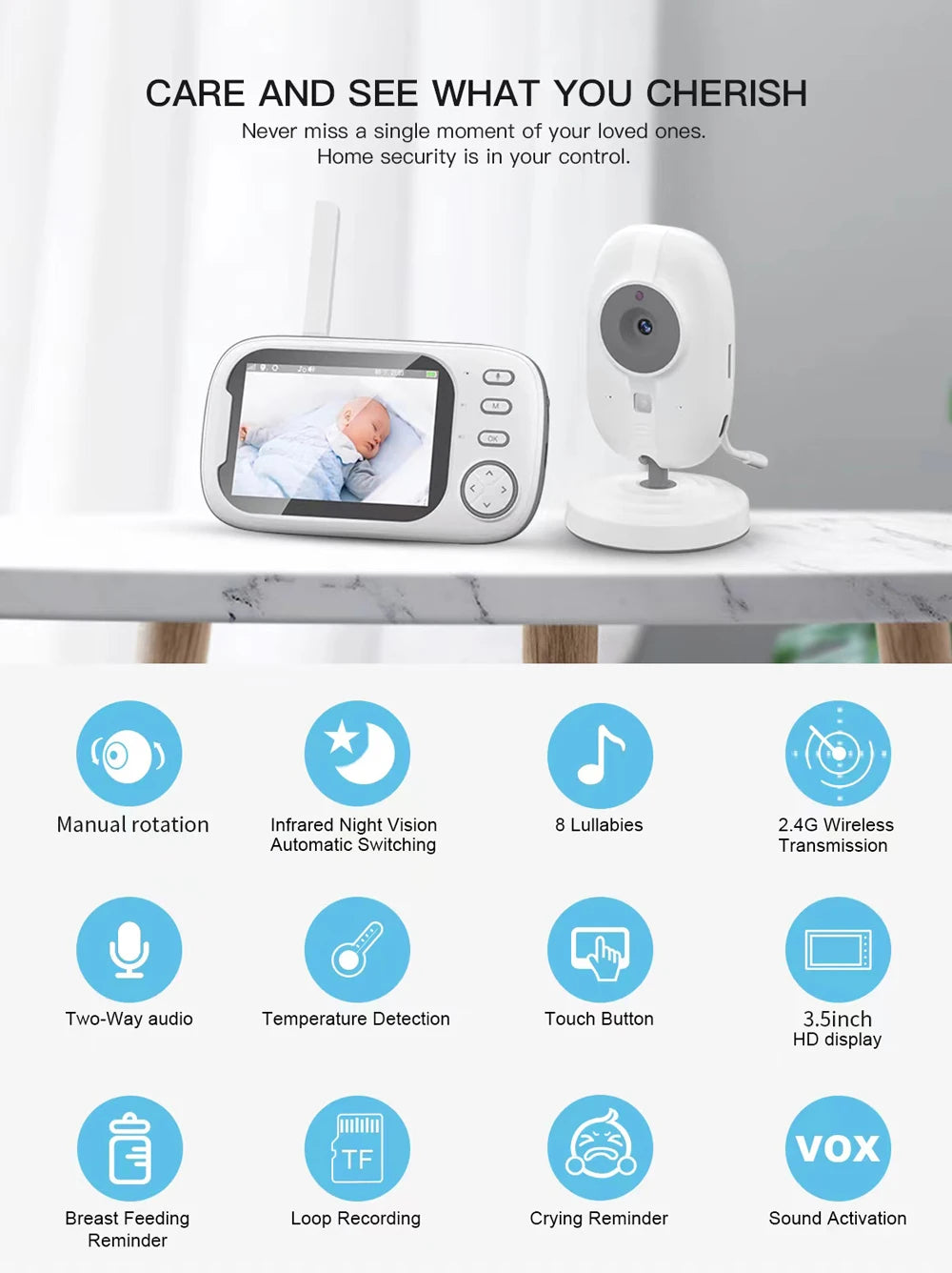 Wireless Smart Home Video Baby Cam