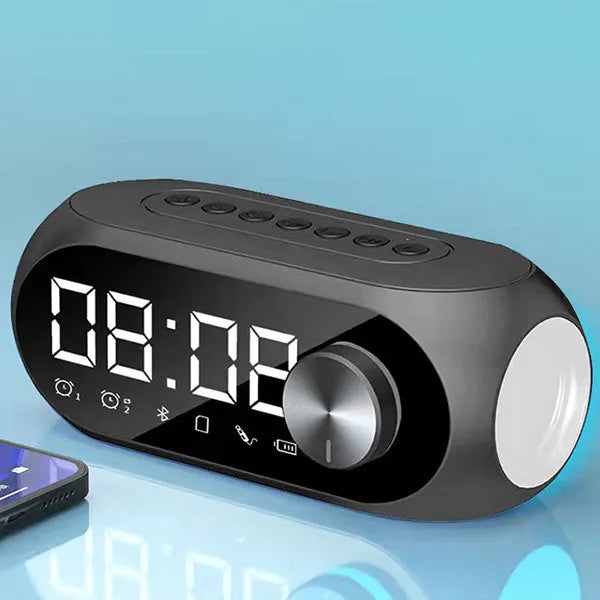Alarm Clock Radio FM Bluetooth Speaker