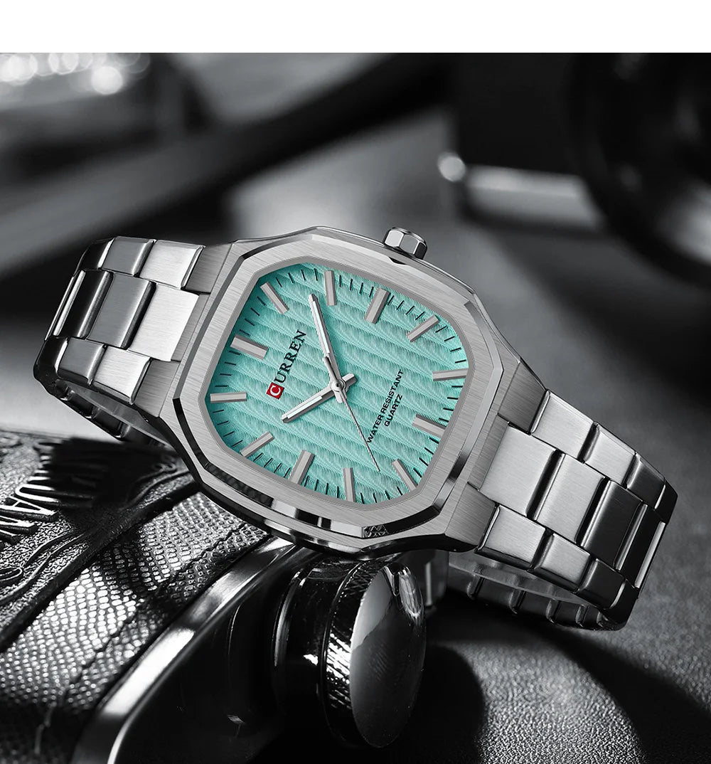 CURREN Luxury Business Square Watch