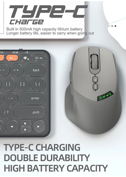 Noiseless Dual Mode Wireless Mouse