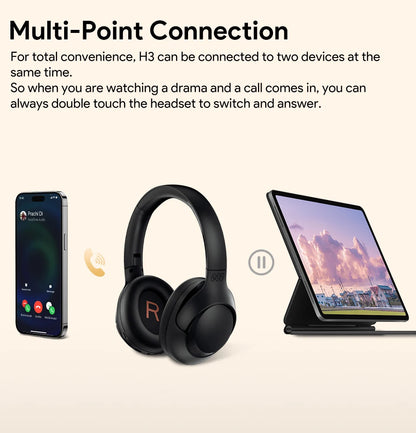 QCY H3 ANC Wireless Headphones Bluetooth