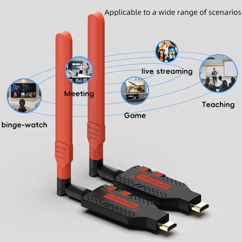 1080P 150m Wireless HDMI Extender 1 TX to 4 Splitter