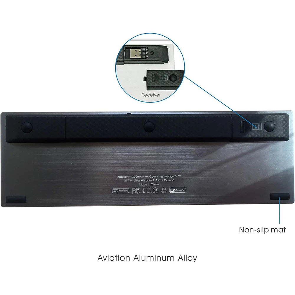 Russian Spanish English French Wireless Keyboard