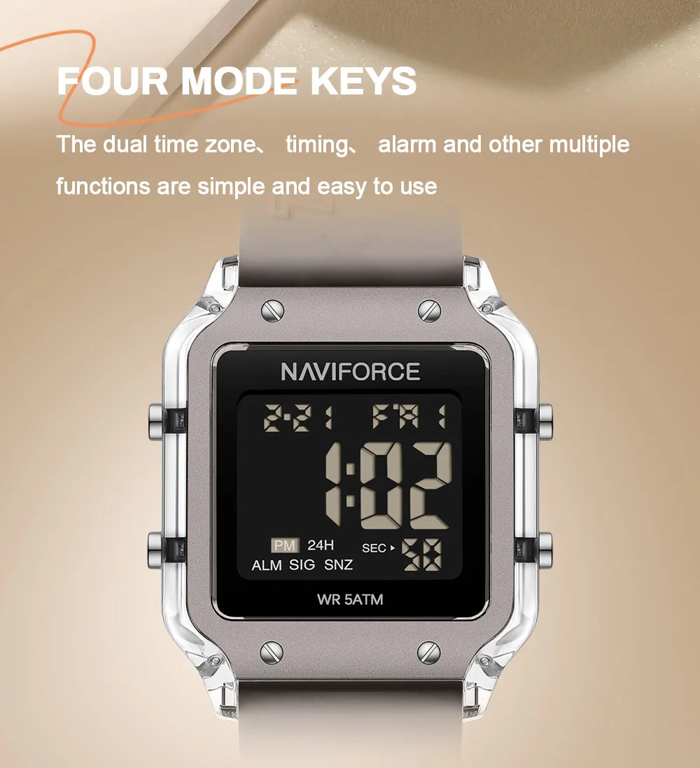 NAVIFORCE Multifunctional Digital Watch